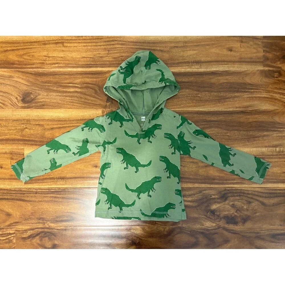 Tea Collection Dinosaur Hoodie, Size 3T